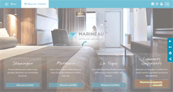 Desktop Screenshot of hotelsmarineau.com
